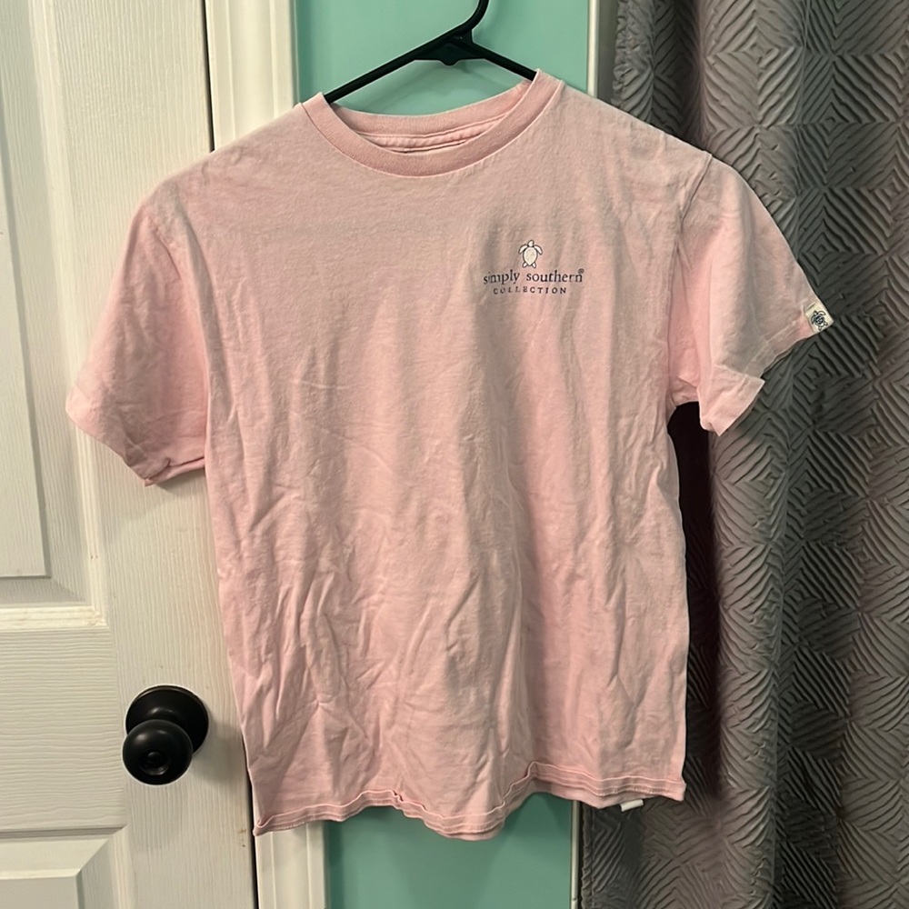 Pink simply southern t shirt